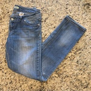 Paris Blues Distressed Low Rise Jeans
